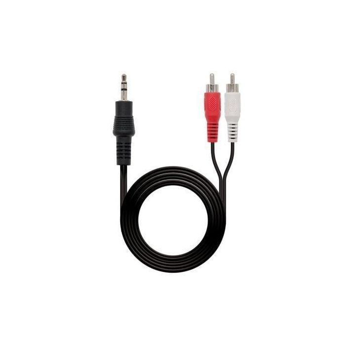 Cable Jack NANOCABLE 10.24.0310 10 m Macho RCA x 2 Cable Jack NANOCABLE 10.24.0310 10 m Macho RCA x 2