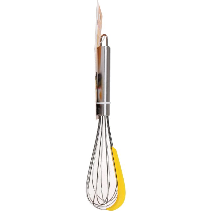 Batehuevos de acero inoxidable con pala 26 cm - Quttin (12 Unidades) 2 Batehuevos de acero inoxidable con pala 26 cm - Quttin (12 Unidades) 2