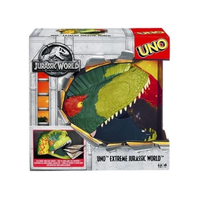 UNO Jft28 Juego de Cartas Jurassic World Rebirth de Mattel Games para Niños +7 Años UNO Jft28 Juego de Cartas Jurassic World Rebirth de Mattel Games para Niños +7 Años