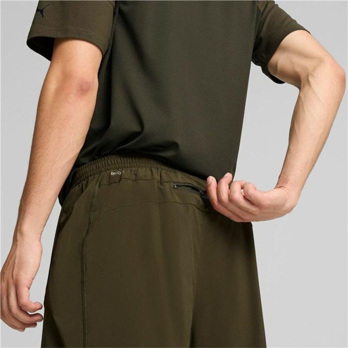 Pantalón Corto Deportivo Puma Flex 7" Woven Oliva 1