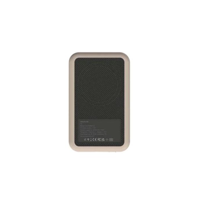 Kreafunk cargador power bank con carga inalámbrica qi 5k mah marron Kreafunk cargador power bank con carga inalámbrica qi 5k mah marron