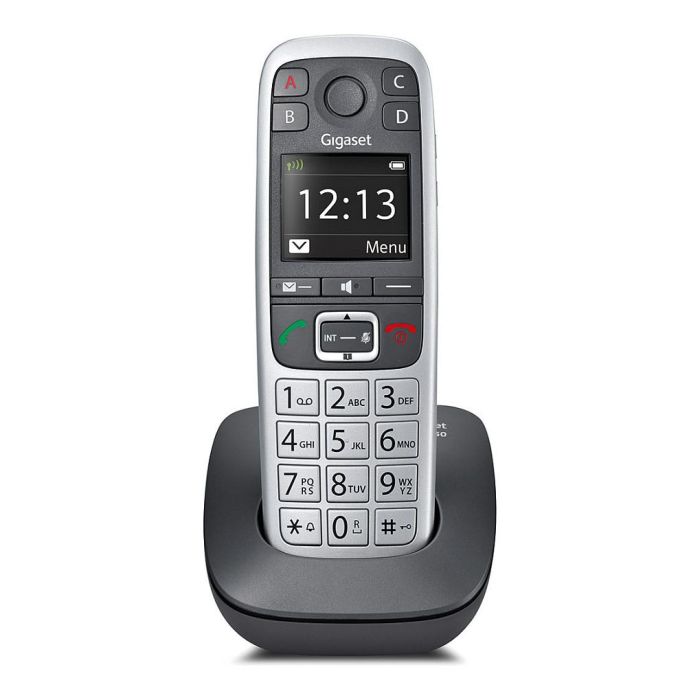 Gigaset E560 Teléfono DECT/analógico Inalámbrico Negro Plata