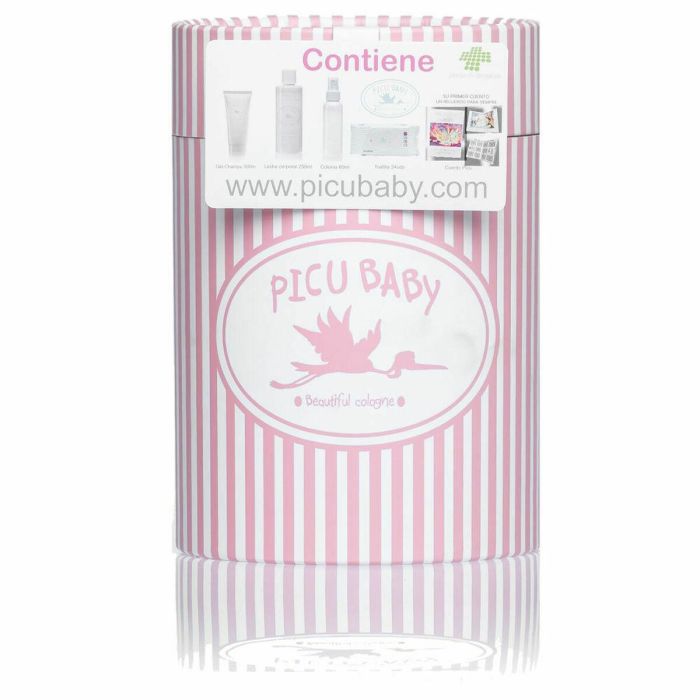 Picu Baby Infantil Tambor Rosa New: Set de Fragancia para Niñas (Colonia 60ml, Toalla, Leche, Bálsamo, Cuento) 5 Piezas Picu Baby Infantil Tambor Rosa New: Set de Fragancia para Niñas (Colonia 60ml, Toalla, Leche, Bálsamo, Cuento) 5 Piezas