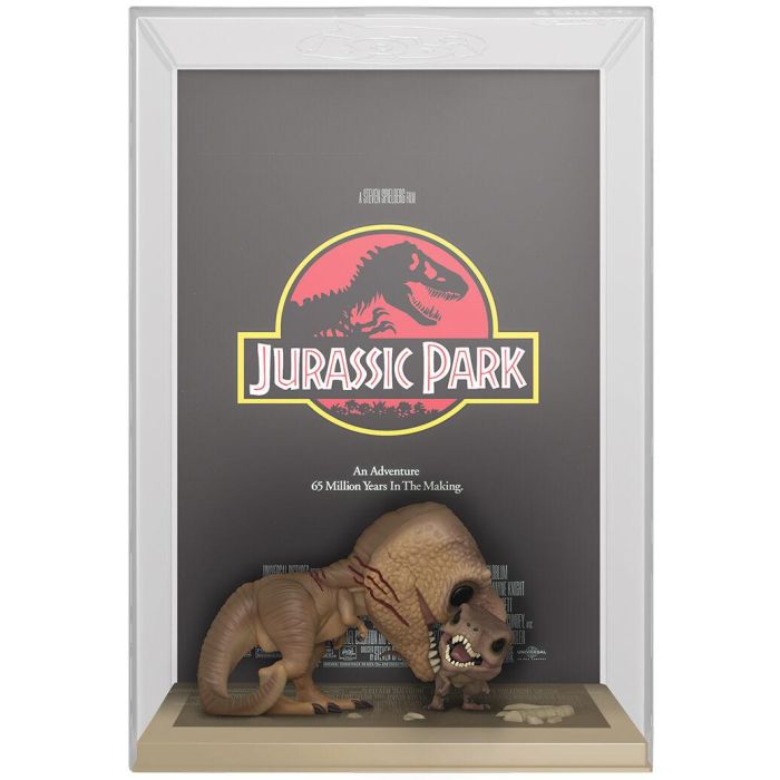 Figura POP Movie Poster Jurassic Park Tyrannosaurus Rex and Velociraptor 3 Figura POP Movie Poster Jurassic Park Tyrannosaurus Rex and Velociraptor 3
