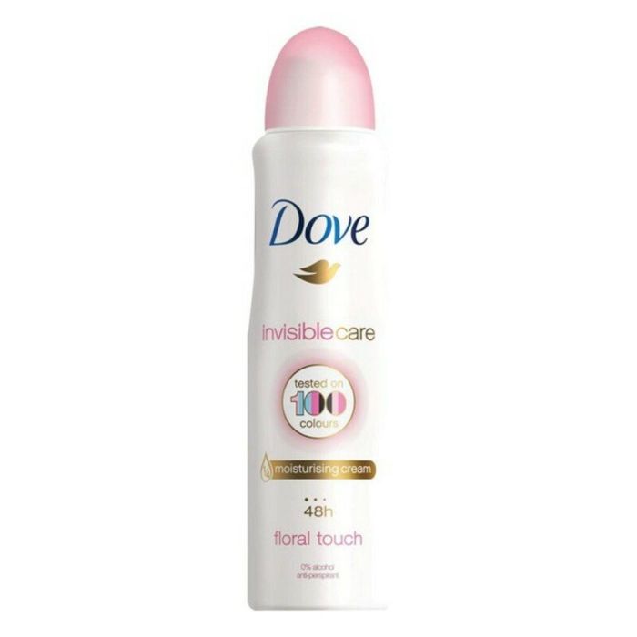 Dove Invisible Care Floral Touch Deo Vaporizador 250 ml Antitranspirante Sin Sales de Aluminio con 1/4 de Crema Humectante