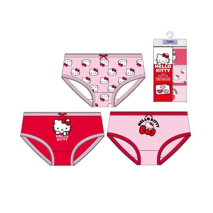 Pack braguitas single jersey 3 piezas hello kitty t04/05 1 Pack braguitas single jersey 3 piezas hello kitty t04/05 1