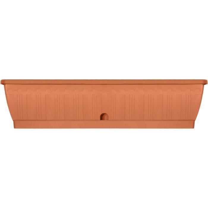 Garden ID 08200644 Jardinera Terraflor Terra 80 cm con Reserva de Agua y 100% Reciclable