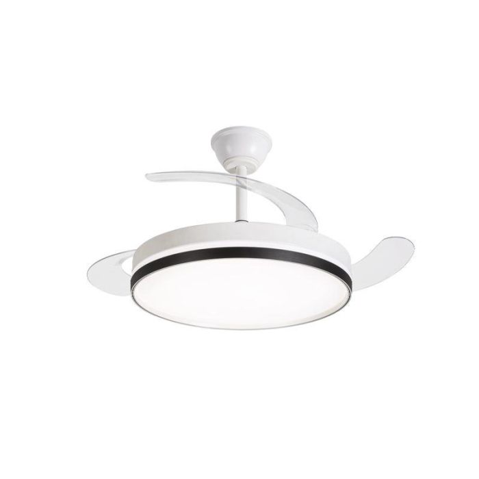 AVANT Ventilador de Techo 42 Pulgadas Retráctil, 30W Motor y 36W LED, Control por App