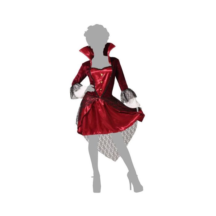 Disfraz Vampiresa Rojo Adulto M-L 4 Disfraz Vampiresa Rojo Adulto M-L 4