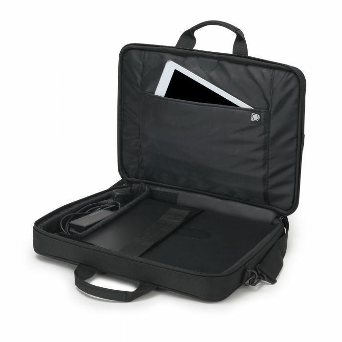 Dicota ECO Multi SCALE Bandolera para Portátil 14-15.6" (35.56-39.62cm) Negra PET con Compartimento para Tableta 2 Dicota ECO Multi SCALE Bandolera para Portátil 14-15.6" (35.56-39.62cm) Negra PET con Compartimento para Tableta 2
