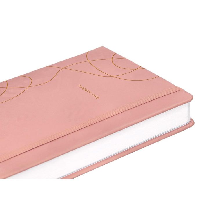 Agenda Encuadernada Liderpapel Efira A5 2025 Dia Pagina Color Rosa Nude Papel 70 gr 5