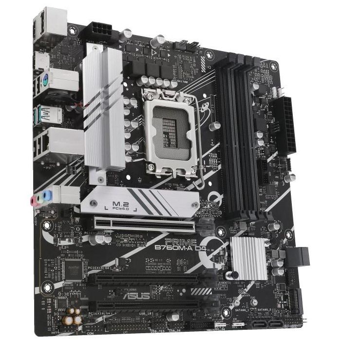 ASUS Prime B760M-A D4-CSM Placa Base Intel B760 Socket 1700 Micro ATX DDR4 para 14a/13a/12a Gen Intel Core 2
