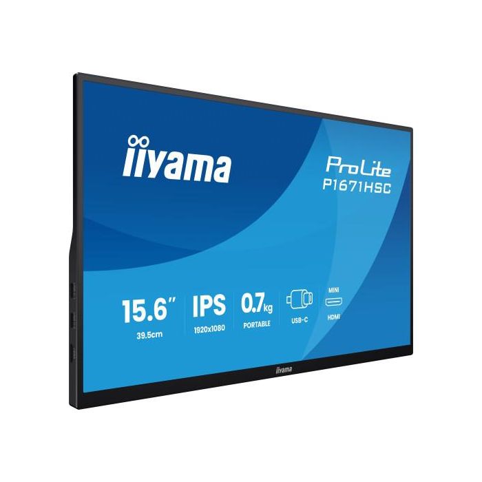 Monitor Iiyama Ips, Portable, 2X C (Video), 1Xmhdmi 2