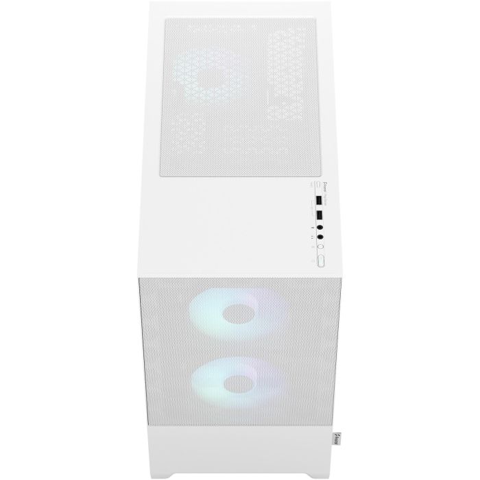 Fractal Design Pop Mini Air RGB TG Clear White Caja PC Mini Tower Blanca con Ventana y RGB 7