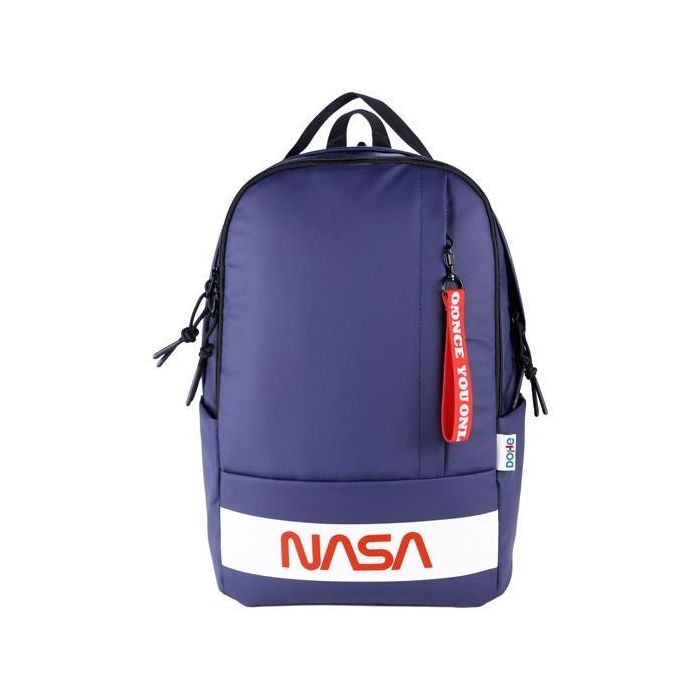 Dohe Mochila Grande 3 Compartimentos NASA Flag, Acolchada para Portátil, Tirantes Ajustables