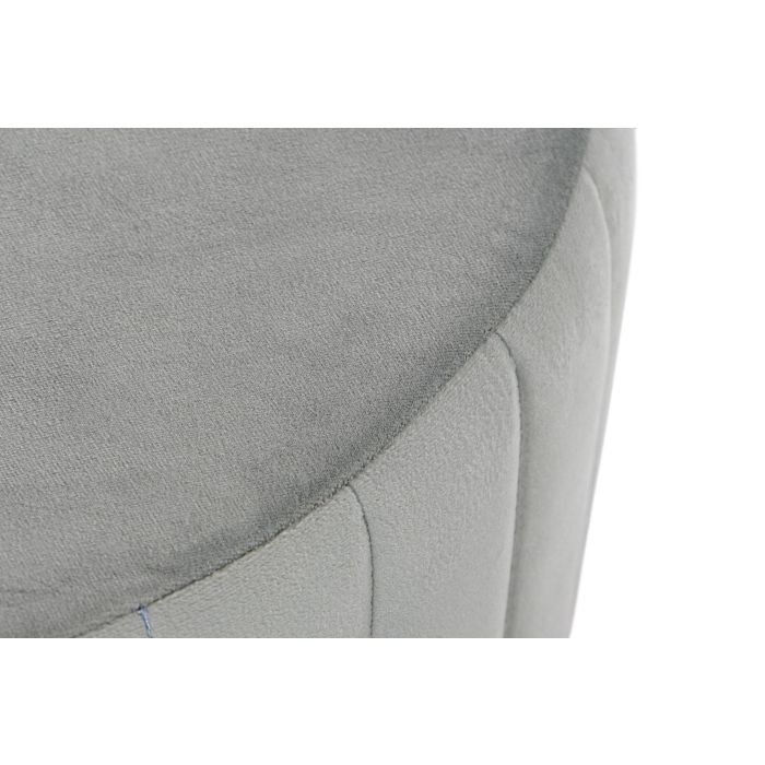 DKD Home Decor Descalzadora Glam Azul y Dorado 50x45x123 cm Poliéster y Metal, Desmontable, Set de 2 3
