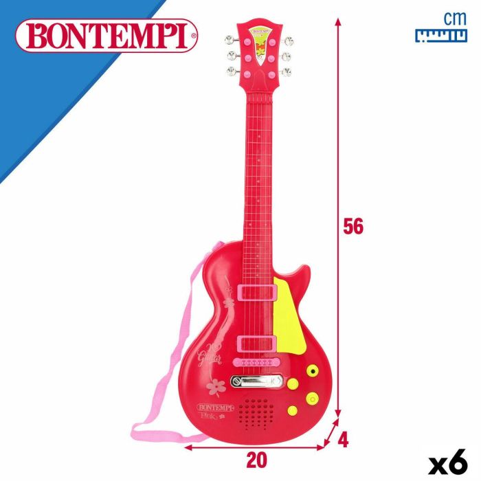 Guitarra Infantil Bontempi 20 x 56 x 4 cm (6 Unidades) 16 Guitarra Infantil Bontempi 20 x 56 x 4 cm (6 Unidades) 16