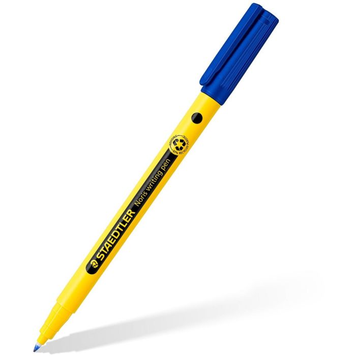 STAEDTLER Fineliner Noris writing pen 0.6mm 2Stk. blau retail 1 STAEDTLER Fineliner Noris writing pen 0.6mm 2Stk. blau retail 1