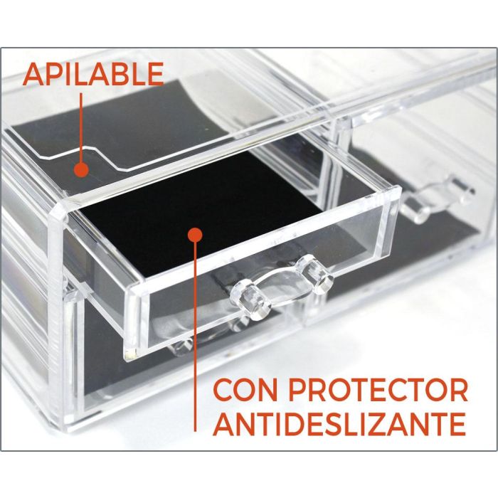 Confortime Organizador Multiuso PS con 1 Cajón - 23.5x15.3x10.8 cm (6 Unidades) Confortime Organizador Multiuso PS con 1 Cajón - 23.5x15.3x10.8 cm (6 Unidades)