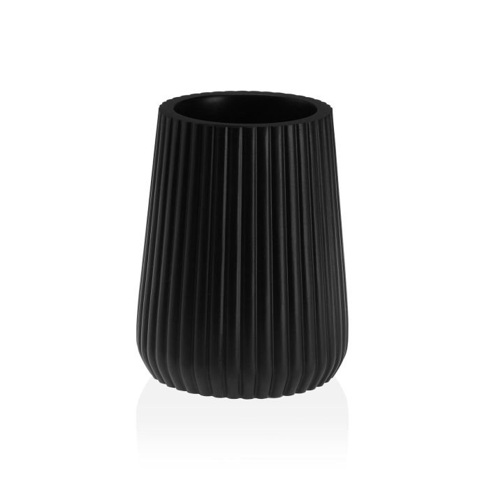 Portacepillos Kim Negro Versa 8X10CM (2 Unidades) Portacepillos Kim Negro Versa 8X10CM (2 Unidades)