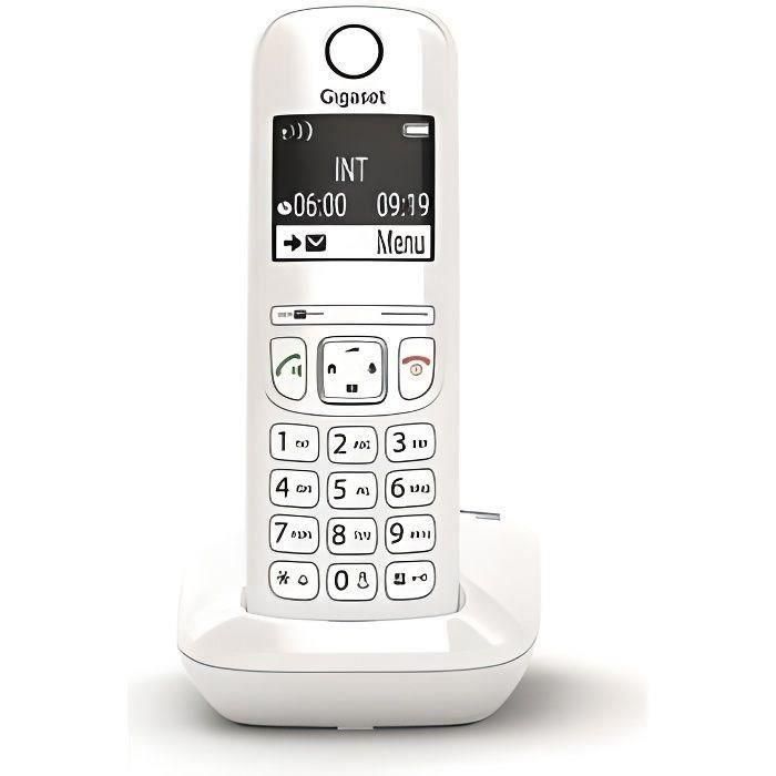 Teléfono fijo GIGASET AS690 Blanco Teléfono fijo GIGASET AS690 Blanco