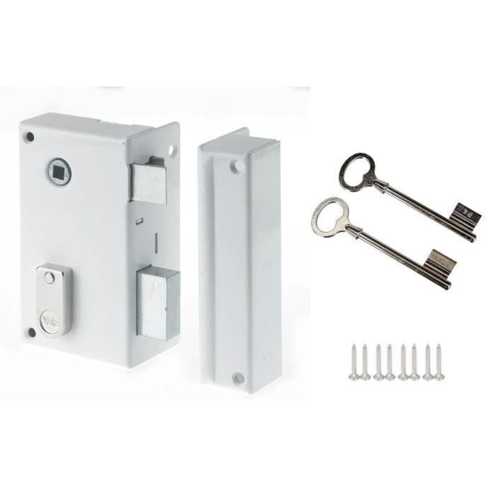 Yale YAV37D Cerradura Vertical de Superficie con Rodillo Derecho - Blanca - Incluye 2 Llaves - Para Rejas y Portones 0 Yale YAV37D Cerradura Vertical de Superficie con Rodillo Derecho - Blanca - Incluye 2 Llaves - Para Rejas y Portones 0