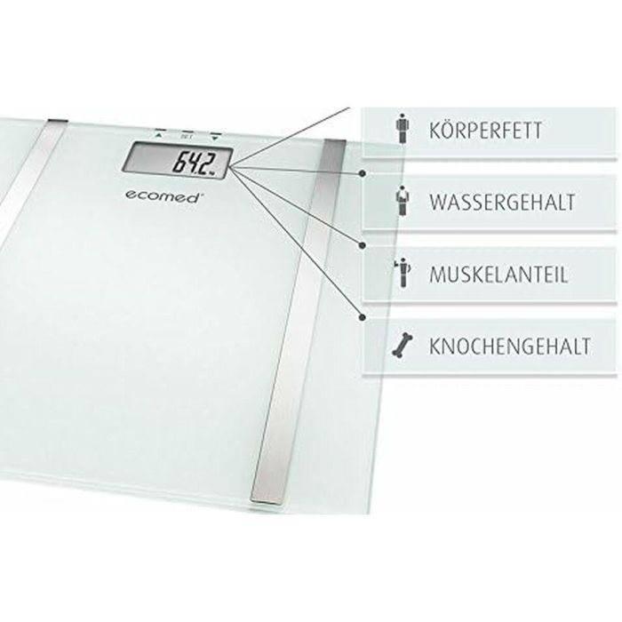 Báscula Digital de Baño Medisana PS70E Acero Inoxidable 150 kg 180 kg 2 Báscula Digital de Baño Medisana PS70E Acero Inoxidable 150 kg 180 kg 2