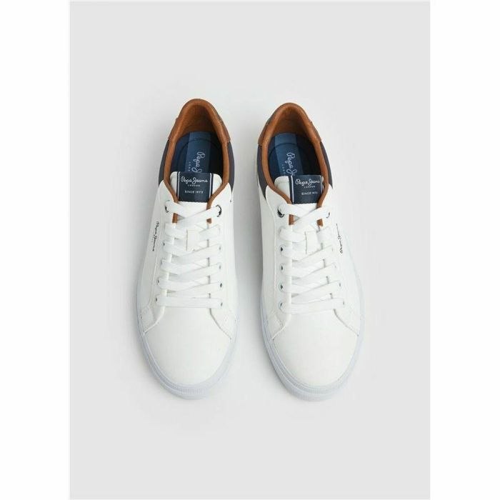Zapatillas Deportivas Hombre Pepe Jeans Kenton Court Blanco 3