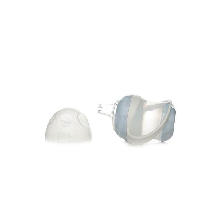 THERMOBABY Vaso antigoteo + tapa - Flor azul 2 THERMOBABY Vaso antigoteo + tapa - Flor azul 2