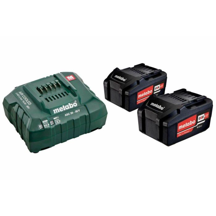 Paquete de energía METABO - 2 x 5.2 Ah + cargador ASC 30-36