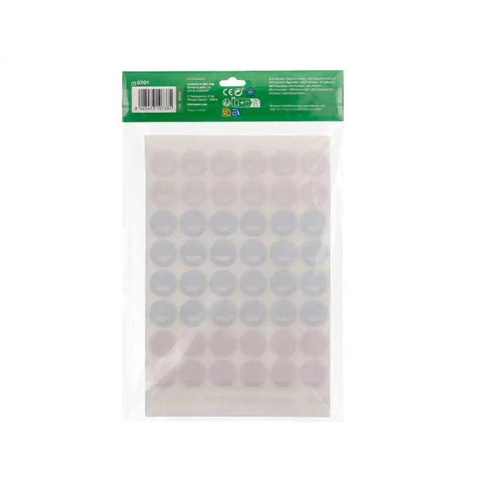 Liderpapel Gomets Escolares Bolsa 12 Hojas 48 Caras Por Hoja Colores Surtidos 20mm Diámetro 2