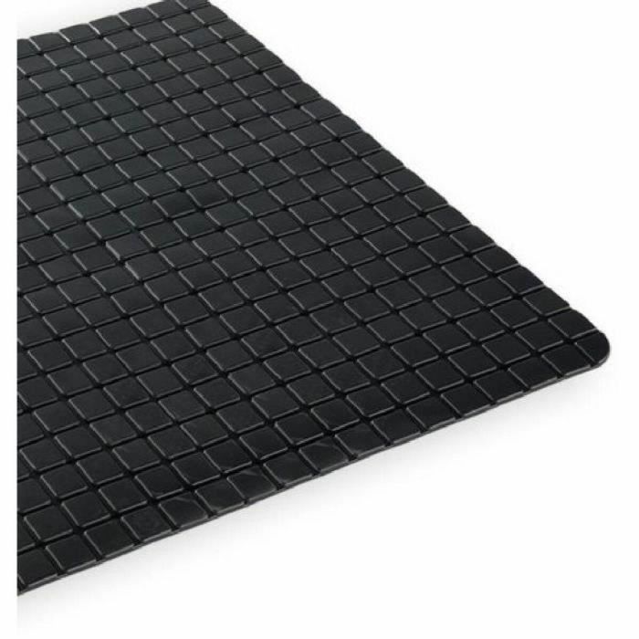 Today TOD3574641271602 Alfombrilla antideslizante para baño o ducha, 40 x 60 cm, rectangular, negra 7