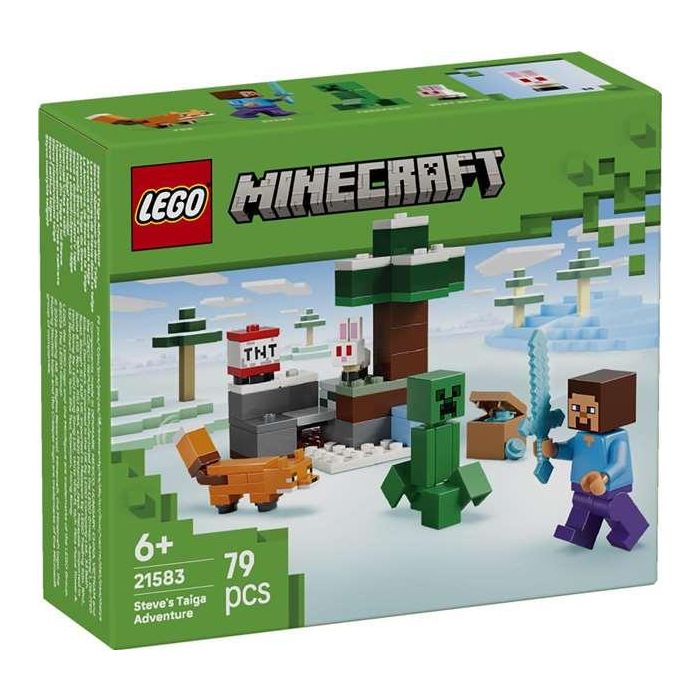 Juego de construccion la aventura de steve en la taiga lego minecraft 3