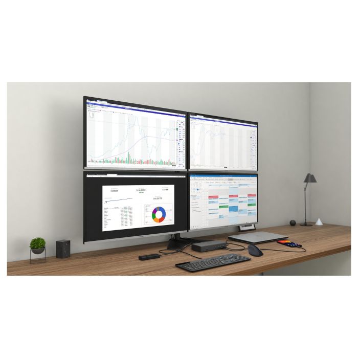 Hub USB i-Tec C31QUATTRODOCKPD Negro 9