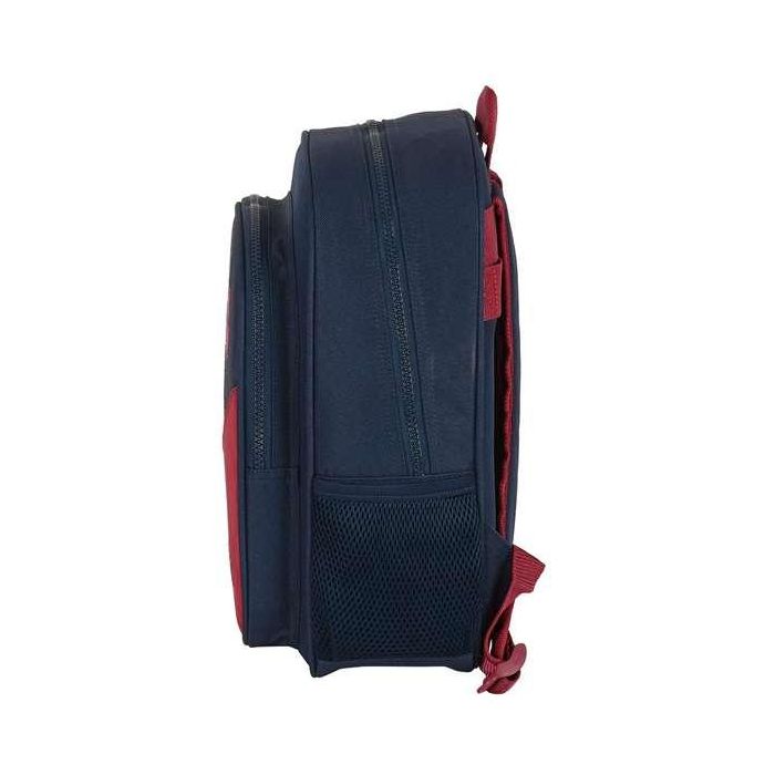 Mochila Escolar F.C. Barcelona Azul Granate (27 x 33 x 10 cm) 2