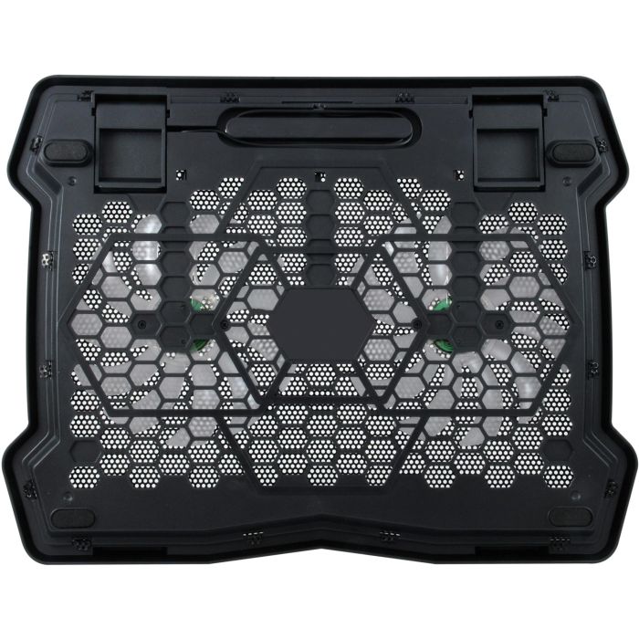 Conceptronic THANA06B Base Refrigeradora para Portátil 15.6" con 2 Ventiladores de 12.5cm, USB, Negro y Azul 1