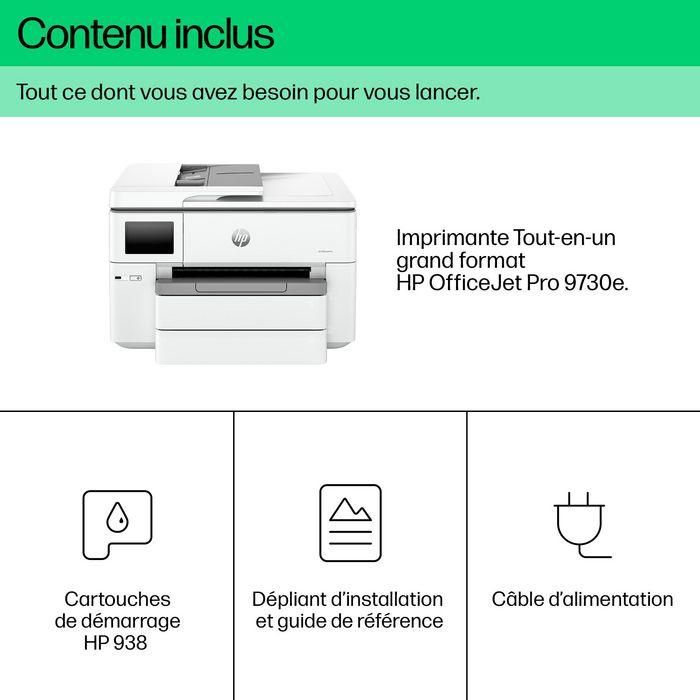 HP OfficeJet Pro 9730e Impresora Color Inalámbrica Todo en Uno A3 | Dúplex | Instant Ink 7 HP OfficeJet Pro 9730e Impresora Color Inalámbrica Todo en Uno A3 | Dúplex | Instant Ink 7