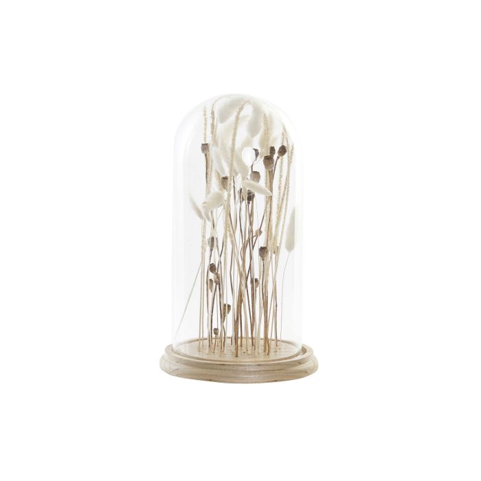 DKD Home Decor Decoración Cottage Flor Seca y Cristal con Espigas Marrón 18x32x18 cm DKD Home Decor Decoración Cottage Flor Seca y Cristal con Espigas Marrón 18x32x18 cm
