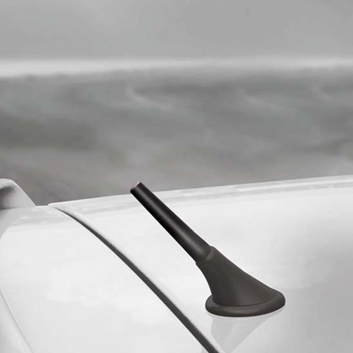 Foliatec FO34671 Antena S Negra Corta 7.5 cm PVC Acero para Coche 2