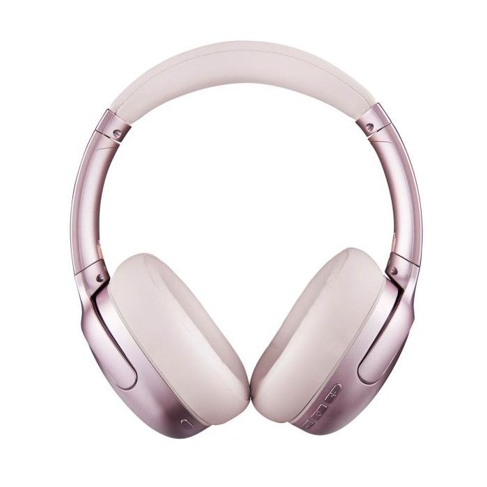 Intenso O400Ha Auriculares Inalámbricos Over-Ear con Cancelación Activa de Ruido (ANC), Hasta 75h Autonomía, Bluetooth 5.3, Plegables, Color Rosa