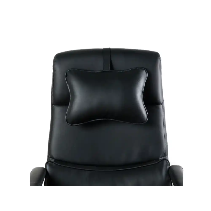 Q-connect Silla de Dirección Ravenna Simil Piel Base Metálica Altura Máx 1300 mm Anchura 670 mm Profundidad 730 mm Ruedas Premium Negro 9