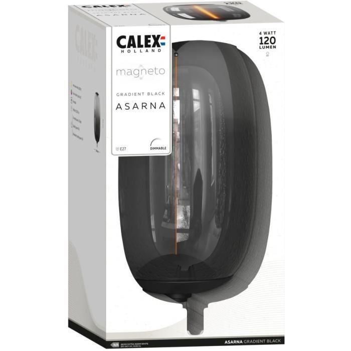 Bombilla LED E27 - CALEX - MAGNETO ASARNA - Filamento flexible - 4 W - 120 lm - 1800 K - Regulable - Negra 1 Bombilla LED E27 - CALEX - MAGNETO ASARNA - Filamento flexible - 4 W - 120 lm - 1800 K - Regulable - Negra 1