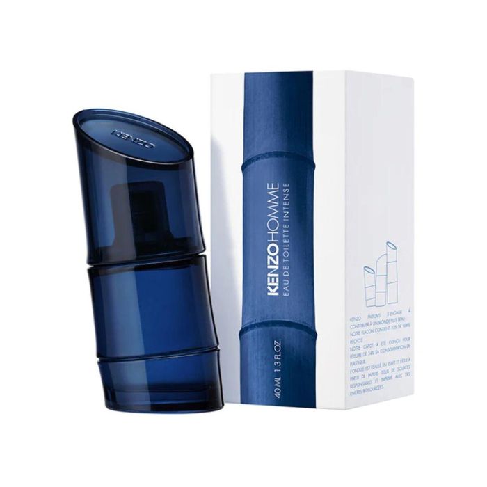 Kenzo Homme Intense Eau de Toilette Vaporizador para Hombre 40 ml. Fragancia Amaderada Marina con Notas de Bambú y Sándalo.