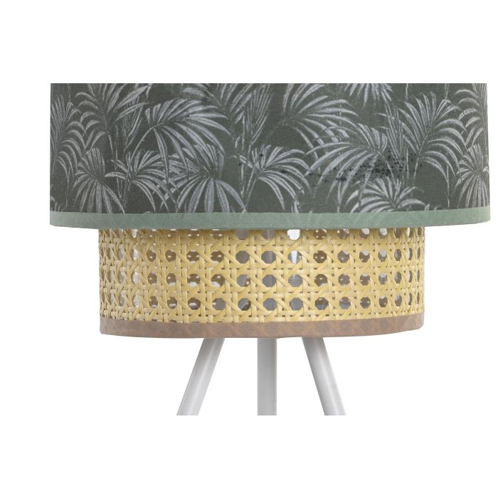 DKD Home Decor Lámpara Sobremesa Colonial Verde Blanco 24 x 54 x 24 cm (2 Unidades) 1 DKD Home Decor Lámpara Sobremesa Colonial Verde Blanco 24 x 54 x 24 cm (2 Unidades) 1