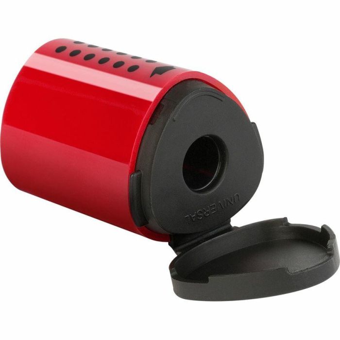 FABER-CASTELL Einfachspitzdose Grip 2001 Mini blau/rot 2 FABER-CASTELL Einfachspitzdose Grip 2001 Mini blau/rot 2