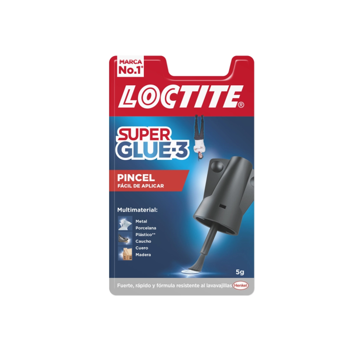 Loctite 5 g - Pegamento Instantáneo Líquido con Aplicador de Pincel, Máxima Fuerza en Segundos, Pega Todo Tipo de Materiales, Resistente al Agua Loctite 5 g - Pegamento Instantáneo Líquido con Aplicador de Pincel, Máxima Fuerza en Segundos, Pega Todo Tipo de Materiales, Resistente al Agua
