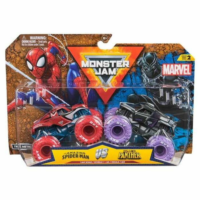 Spin Master SPI1728686262276 Pack de 2 Vehículos de Fundición a Presión 1:64 - Marvel Monster Jam - Juguete para Niños de 3 Años+ 29 Spin Master SPI1728686262276 Pack de 2 Vehículos de Fundición a Presión 1:64 - Marvel Monster Jam - Juguete para Niños de 3 Años+ 29