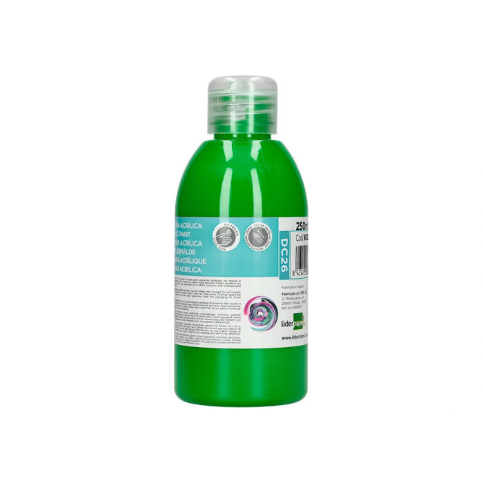 Liderpapel Pintura Acrílica Bote 250 ml Verde 3