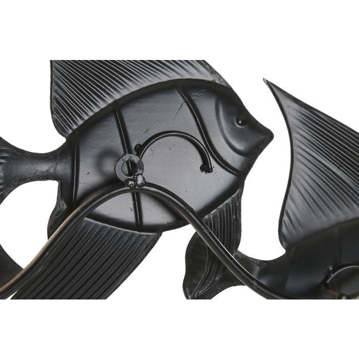 Decoracion Pared Atlantico DKD Home Decor Azul Marino Azul 7 x 46.5 x 91 cm (2 Unidades) 2