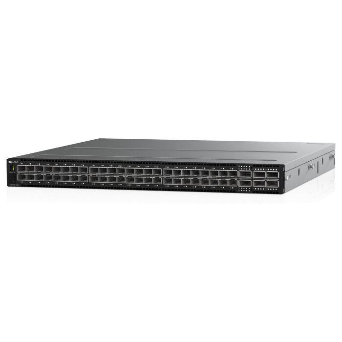DELL S-Series Switch S5248F-ON 1U Rack, Gestionado L2/L3, 48 Puertos SFP28 25GbE + 4 QSFP28 100GbE + 2 QSFP-DD 200GbE, Conmutación 2000 Gbps 1